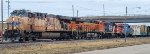 UP 5498 BNSF 6900 IC 9607 GTW 5825